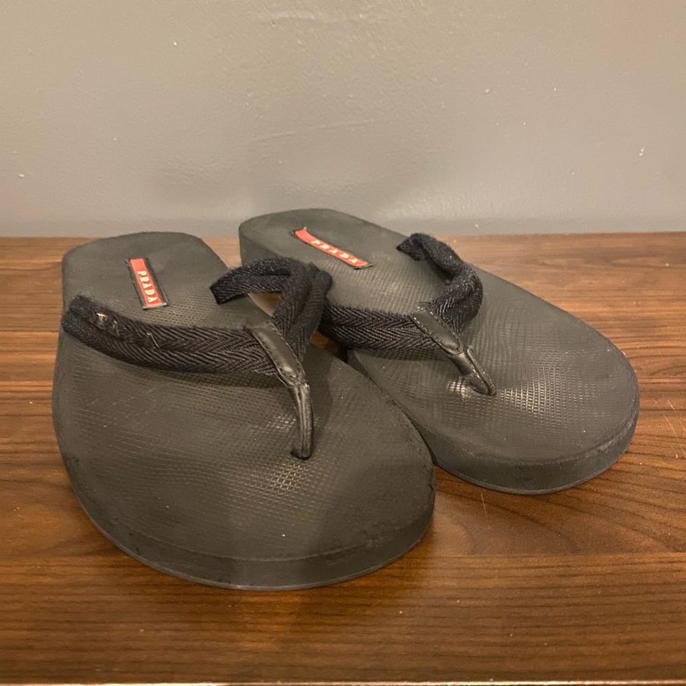 Authentic Prada slides size 10